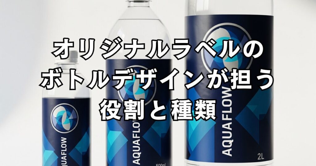 オリジナルラベルのボトルデザインが担う役割と種類