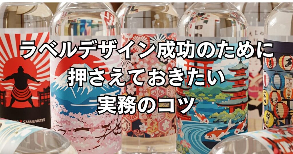 ラベルデザイン成功のために押さえておきたい実務のコツ