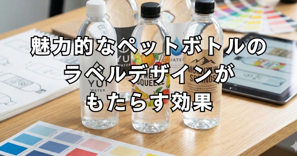 魅力的なペットボトルのラベルデザインがもたらす効果